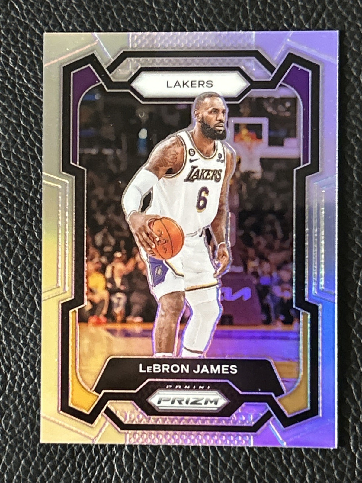 Lebron James 2023 Panini Prizm #63 SILVER PRIZM Los Angeles Lakers