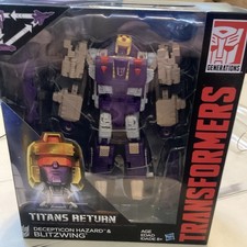 Hasbro Transformers Titans Return Decepticon Hazard & Blitzwing Action Figure