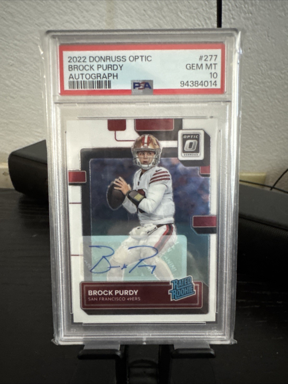 2022 Panini Donruss Optic - Rated Rookie Brock Purdy #277 Autographs /150 🔥 SSP