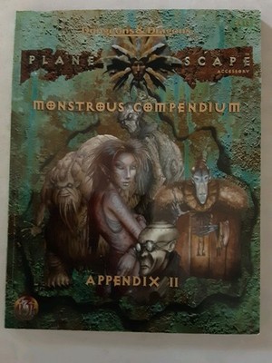 Planescape: Monstrous Compendium Appendix II, Dungeons & Dragons, Softcover