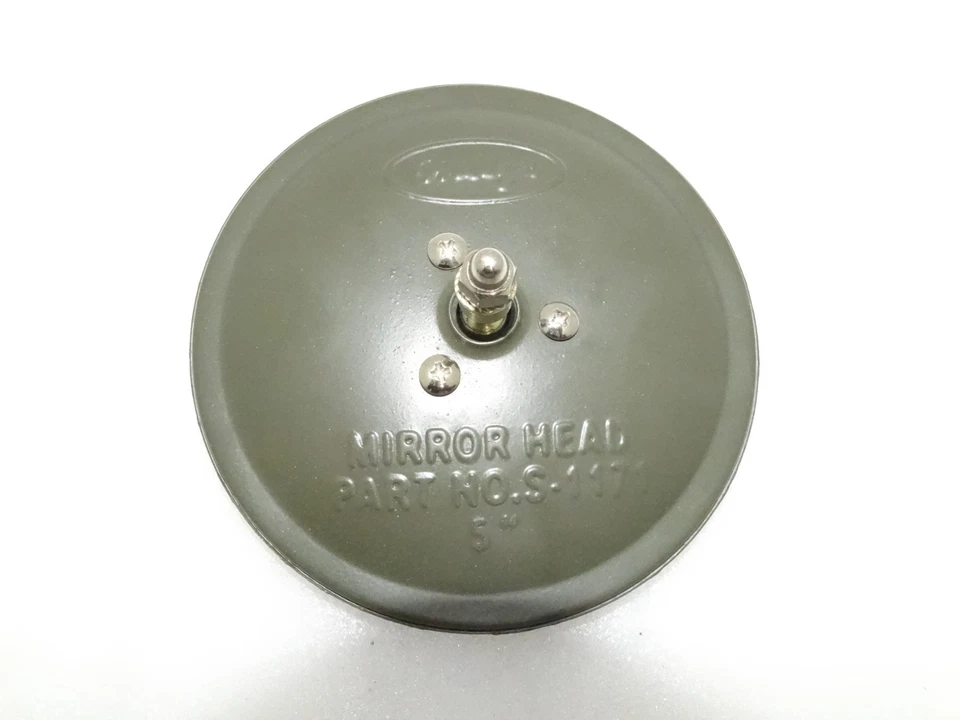 Fit For Willys Jeep MB M38 GMC M35 M42 Ajustable Arm 5" Mirror - Image 2 of 2