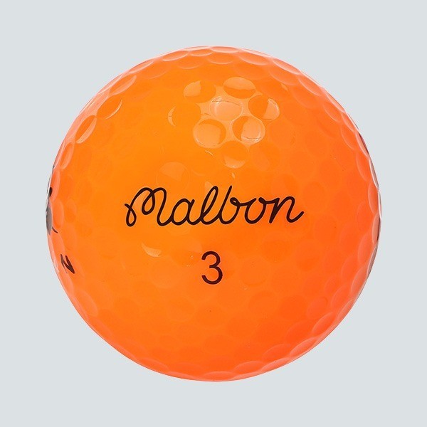 MALBON × HONMA Dynamic Distance Golf Balls Orange Color Limited