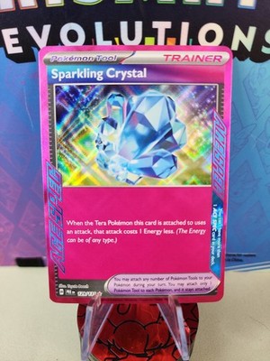 Pokémon TCG: Prismatic Evolutions - Sparkling Crystal 129/131 ACE SPEC - MINT