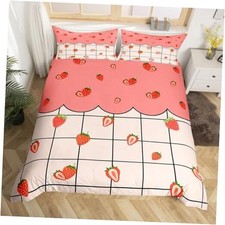 Kawaii Room Decor Shaggy Duvet Cover for Boys Kids Girls Full Multi 101