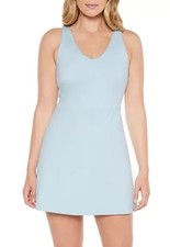 GapFit Women's XS Blue 4" Inseam V-Neckline Active Tank Dress NWT Free Shipping