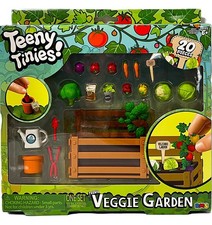 Teeny Tinies Teeny Veggie Garden Mini Food Playset 20 Piece Set Ages 6 RMS 5B