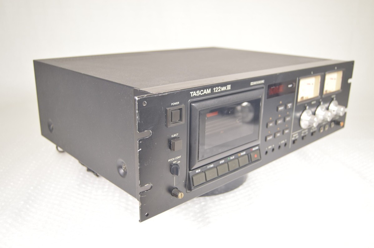 Tascam 122 MKIII MK3 Professional 3-Head Cassette Deck Tested