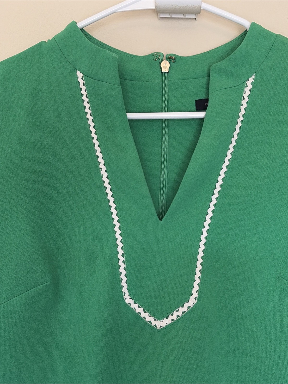 Tommy Hilfiger Spring Easter Solid Green Short Sl… - image 3