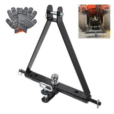 Compact Tractor 3 Point Linkage Tow Hitch 3.5 Ton Tractor Drawbar Frame Triangle