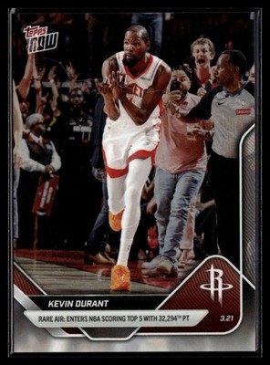 2025-26 Topps Now Rare Air Top 5 Scoring Kevin Durant Houston Rockets #220