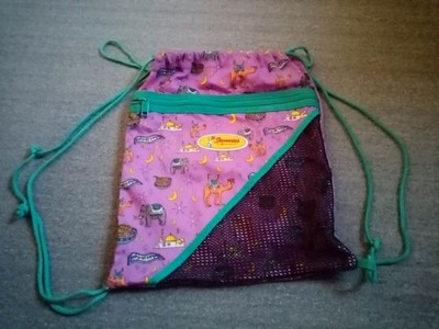 Sammies by Samsonite Sportbeutel Beutel Sport Turnbeutel - lila Orient grün