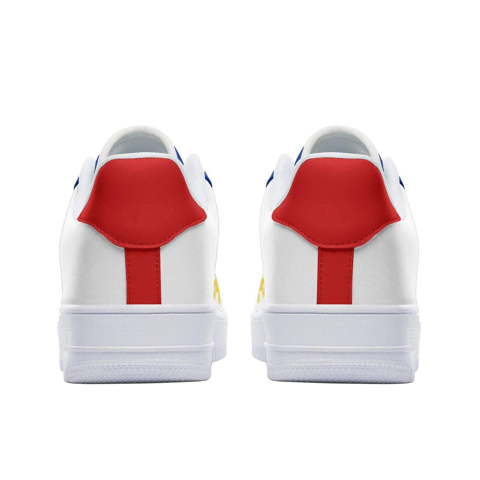 Sneakers Bandiera Filippine, Colori Filippine Sneakers Unisex Vegan Pelle foto 6