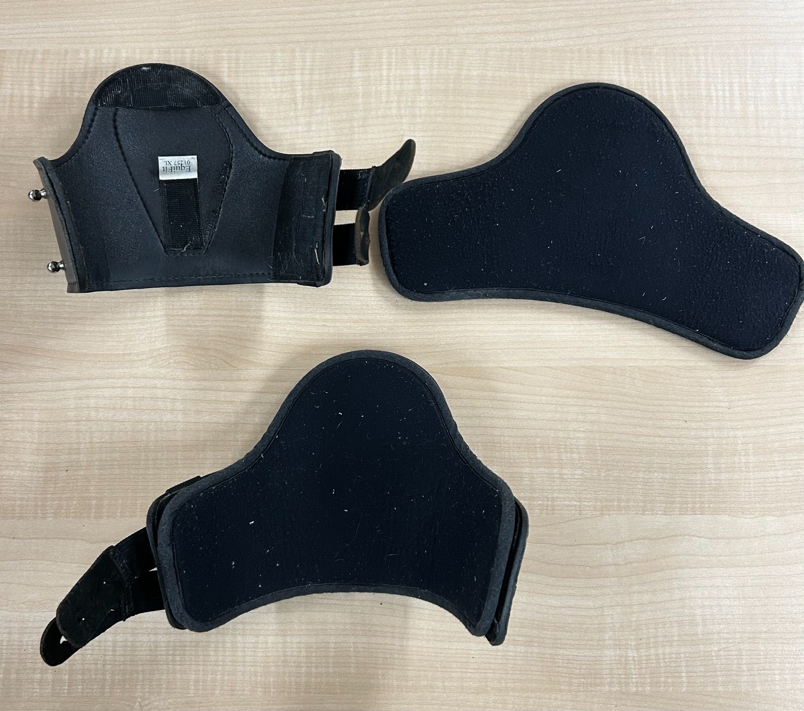 Equifit T-Boot Series Hind Fetlock Horse Boots Size XL With Padded Liners