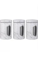 Kitchen Canisters Food Storage- Modern Kitchen Decoration of Canister Set Of 3