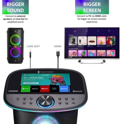 Singing Machine Pulse Karaoke-Premium Wi-Fi Karaoke System