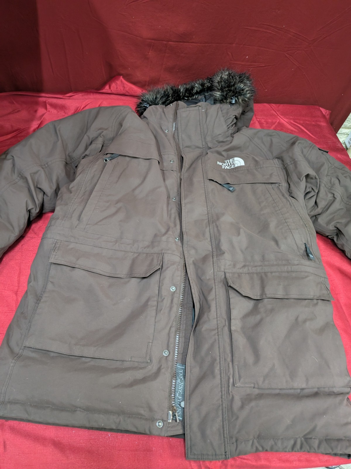 The North Face Puffer Chaqueta Hombre Grande *Ver Descripción Antes de Comprar* Con Sudadera