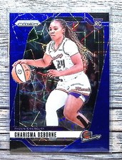 2024 Panini Prizm WNBA #65 Charisma Osborne Blue Velocity Prizms