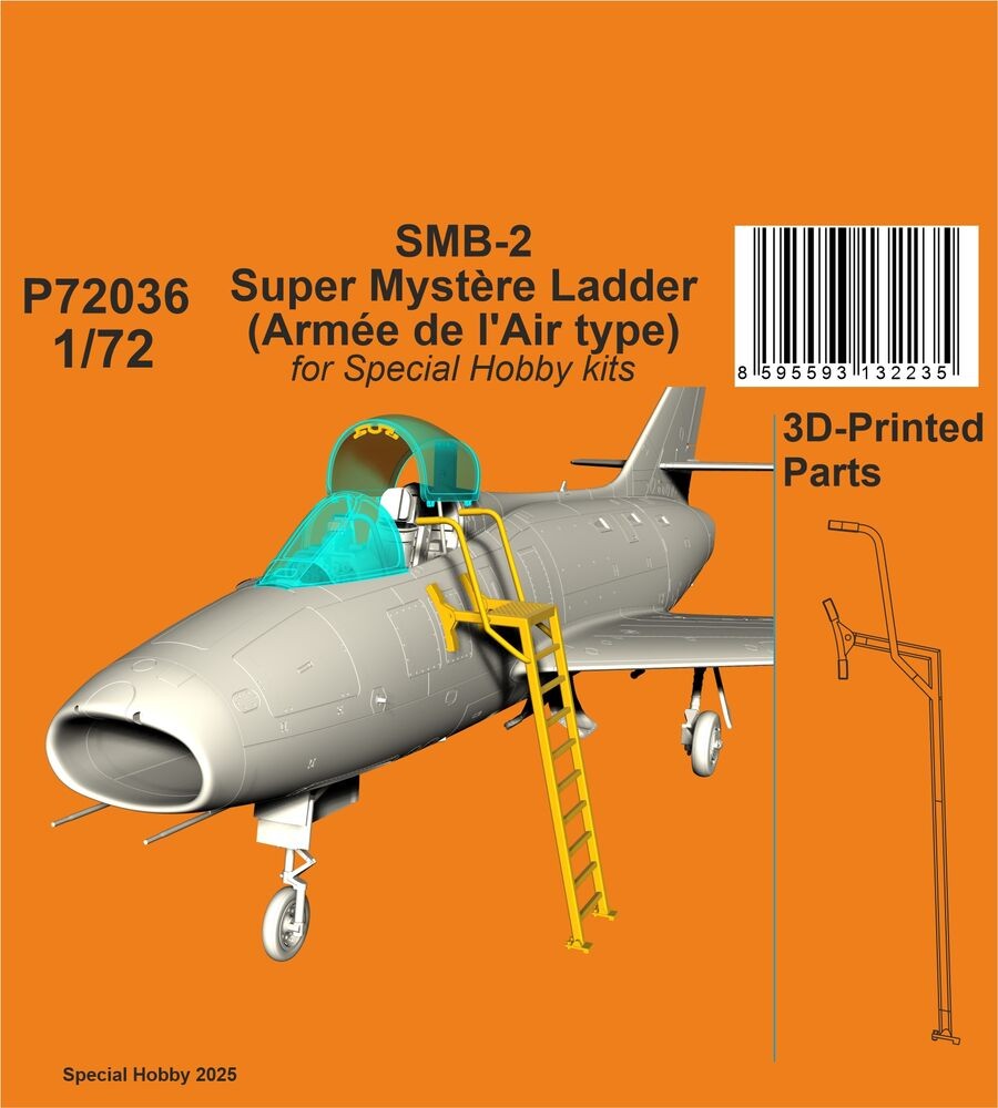 CMK 129-P72036 - 1:72 SMB-2 Super Mystere Ladder / For Special Hobby Kits