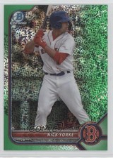 2022 Bowman Draft Chrome Green Sparkle Refractor 77/99 Nick Yorke #BDC-94 1l48