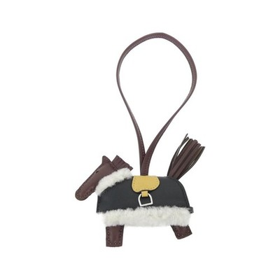 Authentischer [unbenutzter] Hermès Rodeo Robeo Plushe Taschenanhänger PM...