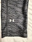 Under Armour Women's Leggings M Black Gray Stripe Ankle High Rise Stretch 19” — photo 2