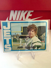 Topps 1972 Topps John Riggins Rookie Football Card #13 New York Jets. rookie card picture