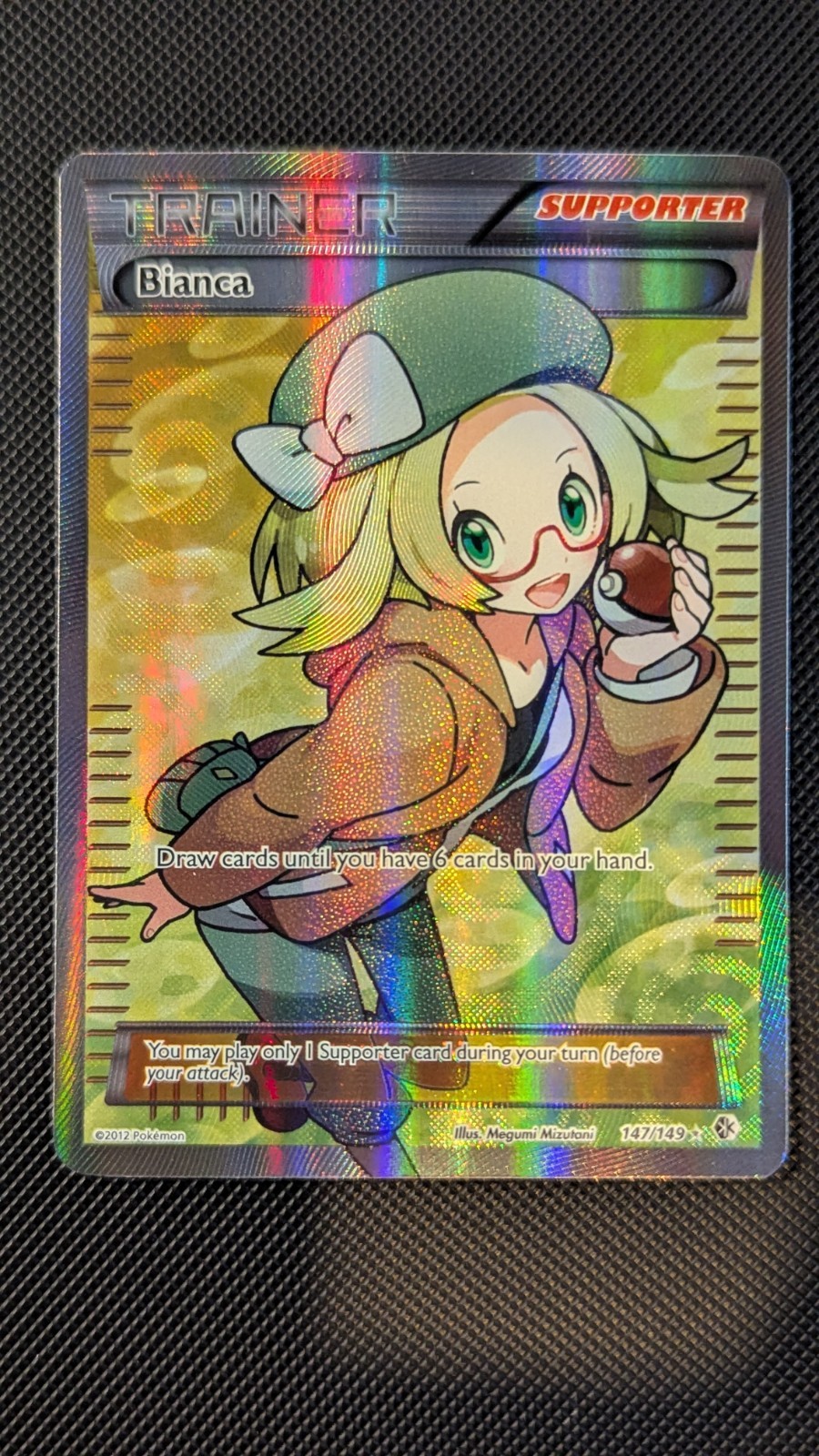 Pokémon TCG Bianca Boundaries Crossed 147/149 Holo Full Art Ultra Rare Card NM