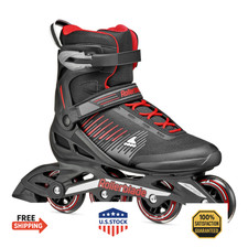 Rollerblade Zetrablade Men's Adult Fitness Inline Skates Black/Red Performa
