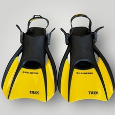 US Divers Trek Snorkling Diving Fins Compact Unisex Small Men 4-7 Women 6.5-8.5