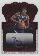 2021-22 Panini Crown Royale Rookie Asia Red 13/31 Bones Hyland #RC-NHY Auto 14zh