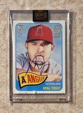 2022 TOPPS ARCHIVES SIGNATURE SERIES AUTO #HT-1 MIKE TROUT ANGELS 1/1 ENCASED