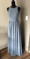 Azazie Harper Twilight Sleeveless Floor-Length Bridesmaid Dress, Regular Size A6