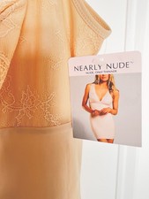 Nearly Nude Slip Sz XL Thinvisible Style RH27U002 Toasted Almond Lingerie Lace