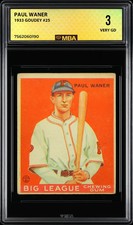 1933 Goudey Paul Waner #25 MBA 3