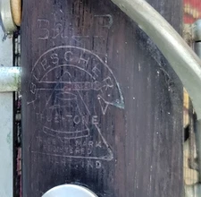 Vintage Buescher True Tone Bb LP Clarinet Upper Joint ca. 1911 Wood