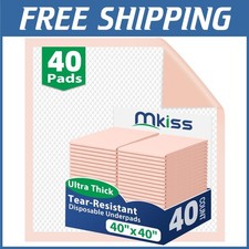 Super Absorbent Incontinence Underpads 40"x40"
