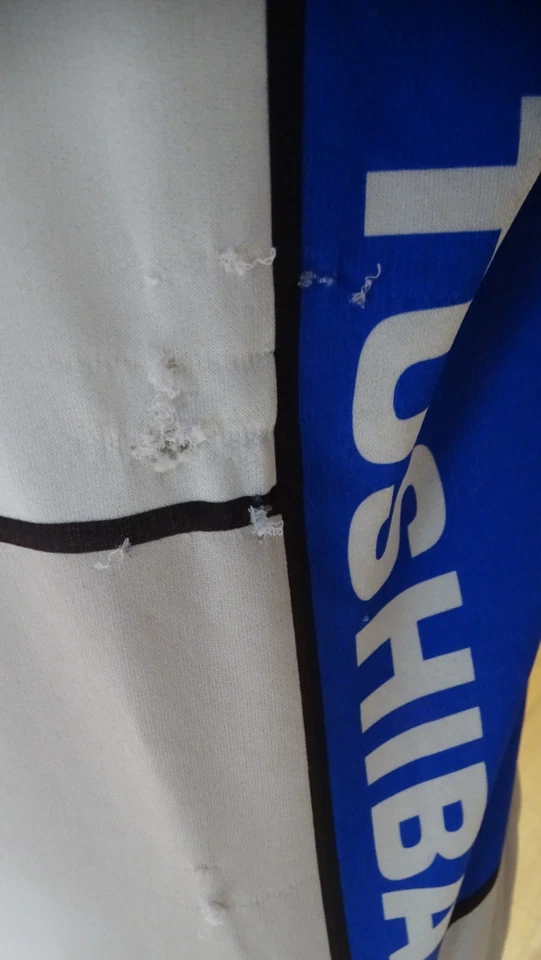 MAILLOT CYCLISME CYCLISTE CYCLING LA VIE CLAIRE TOSHIBA T.7 NO HINAULT 1987 - Photo 2/4