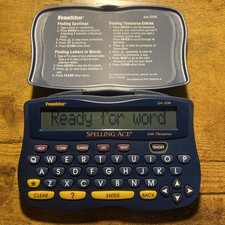 Franklin Spelling Ace SA-206 Electronic Dictionary Thesaurus Spell Checker