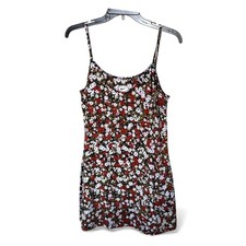 Nike Throwback Dual Ditsy Floral Print Camisole Slip Athletic Dress Size Medium