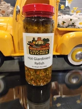 HOT 🔥 Giardiniera Relish Peppers 2 x 16oz  Bruno & Carlo's Chicago Kitchen