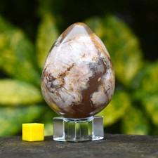 Flower Agate Egg | Growth • New Beginnings • Self-Discovery