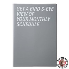 NEW Laconic Planner 2026 March Start A5 Monthly Typo Silver LAMM91-160SV