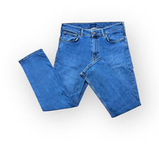 GANT Straight Leg Jeans Mens Size W32 L28 Blue Classic Fit Casual Denim Trousers