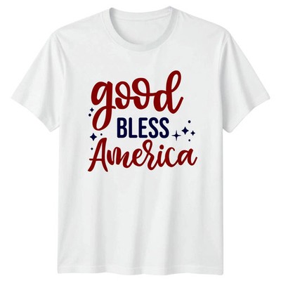 Good Bless America Unisex T Shirt, 4th Of July Gift