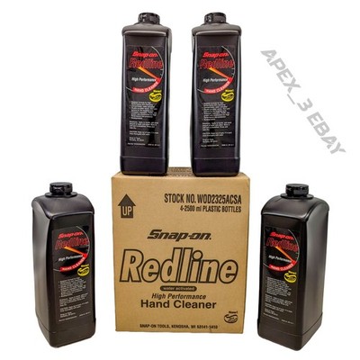 Snap-on Redline High Performance Hand Cleaner 84 oz Case (Qty 4) Scrubbing & Soy