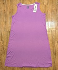 MUK LUKS Cloud Knit Midi Dress Long Light Purple Sz P2X 2X B50