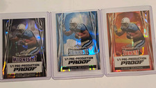 Leaf 2025 Signature Series Eddie George 1/1 Pre-Production Proof 3-Card Lot