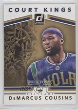 2017-18 Panini Donruss Court Kings Press Proof DeMarcus Cousins #23 2u3