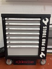 474 US PRO TOOL CHEST BOX WITH TOOLS TRAYS 7 DRAWER ROLLER CABINET 245 PC