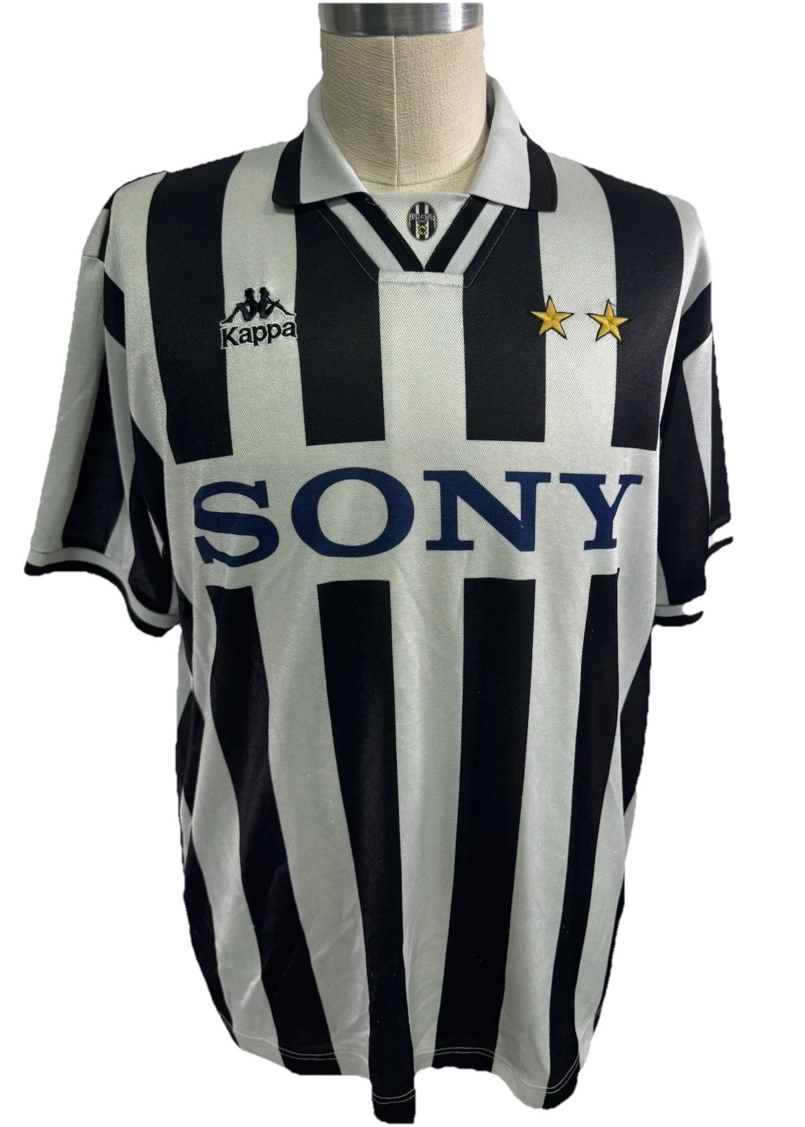 Vintage Kappa Gara 1996/97 Juventus Home Shirt Jersey Mens XL